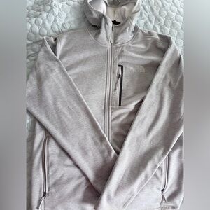 The North Face Heather Gray Zip-Up Jacket